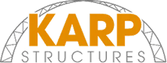 KARP Structures branding on black background
